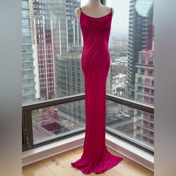 🆕 RAT & BOA 🧿 NWOT Cerise Maxi Dress, Pink, Sz L - US 8 - Picture 11 of 15